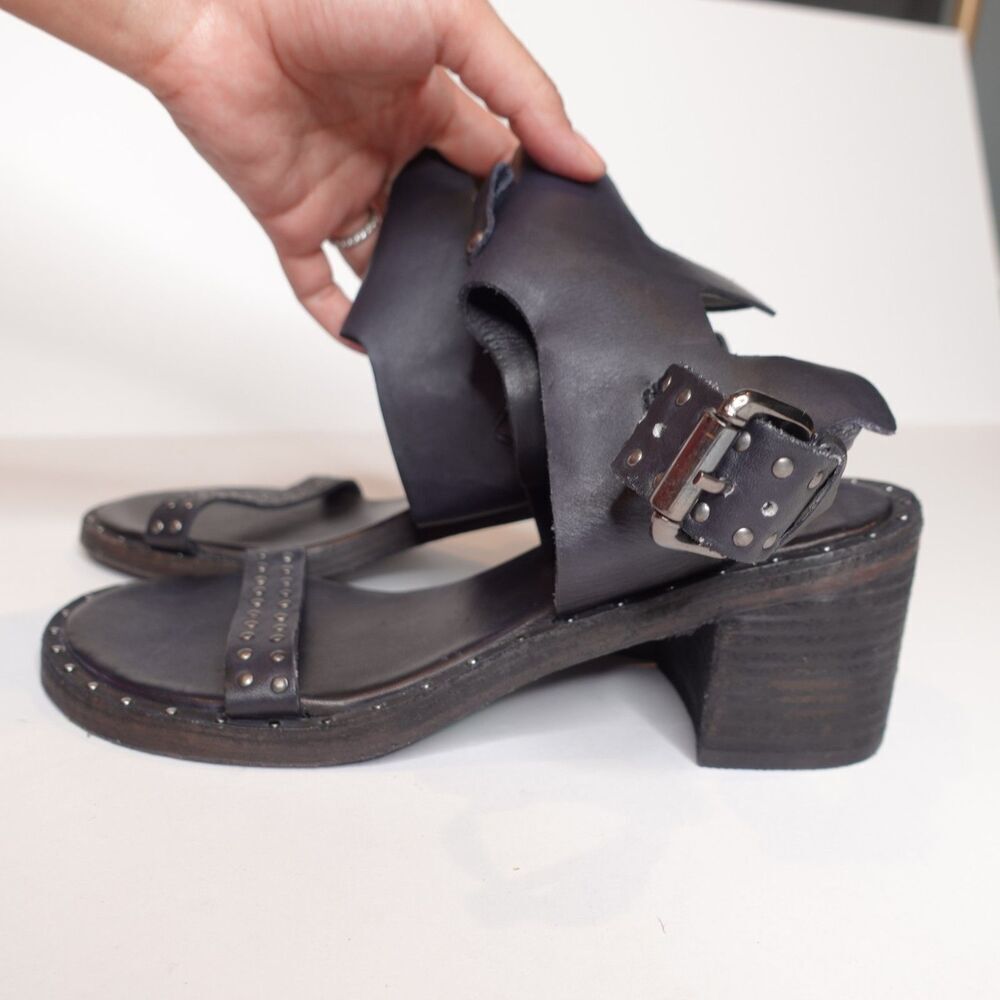 Free People Happiness Block Heel Sandal Size 37 Flawed (read description) - Picture 5 of 9